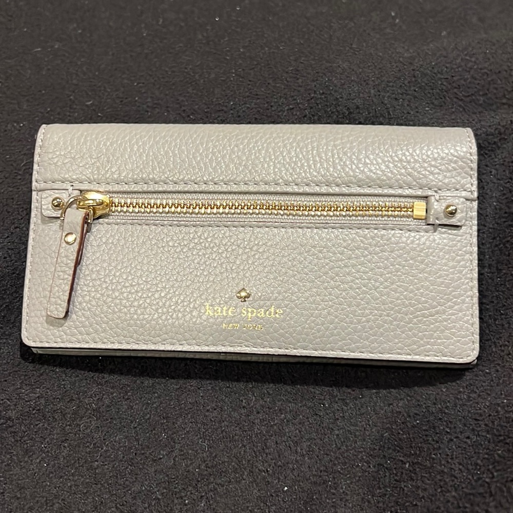 Grey Kate Spade Wallet
